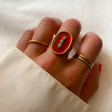 Charger l&#39;image dans la galerie, Bague Iris brique-Bagues-Lany-bijoux
