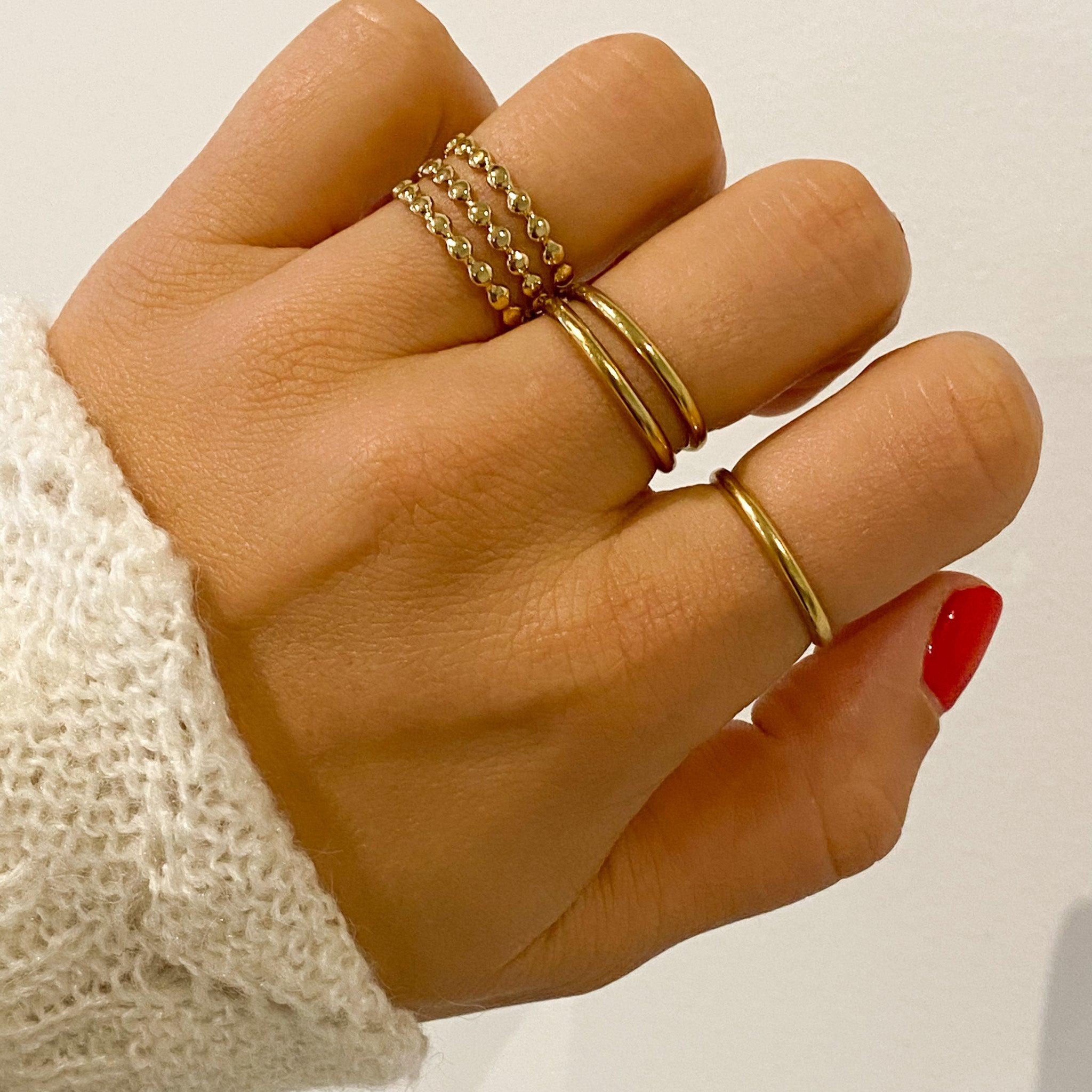 Bague Jora doré-Lany-bijoux