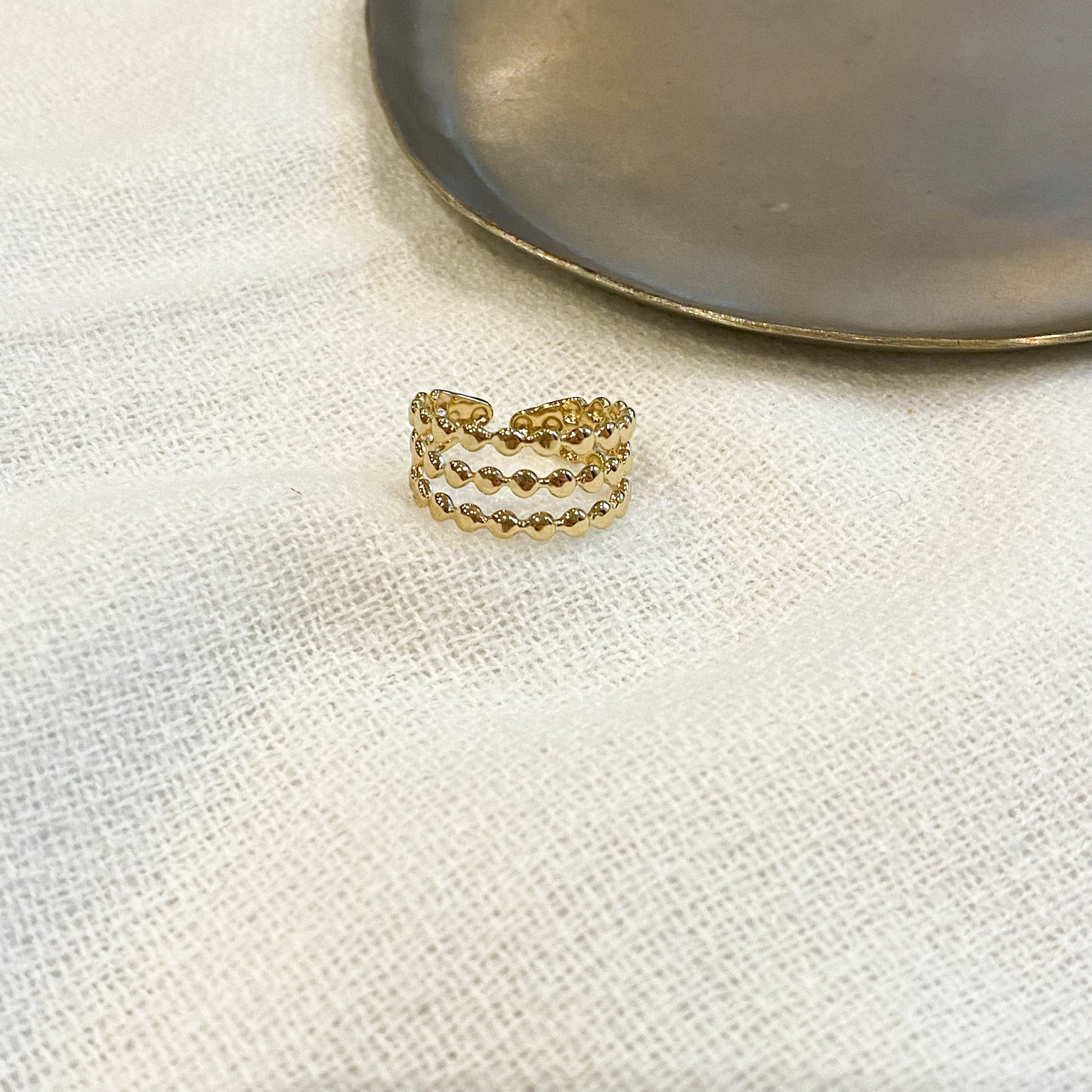 Bague Jora doré-Lany-bijoux