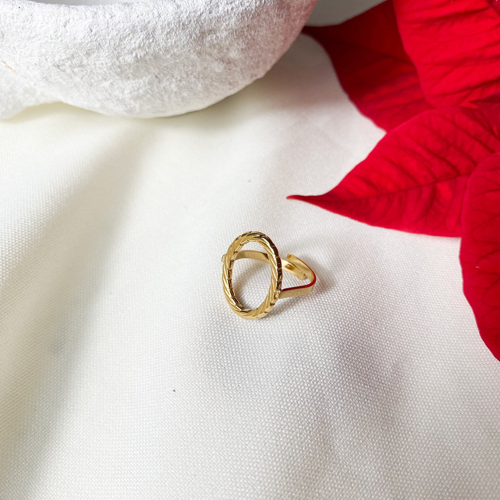 Bague Otto doré-Lany-bijoux