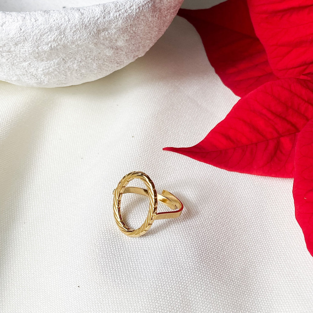 Bague Otto doré-Lany-bijoux