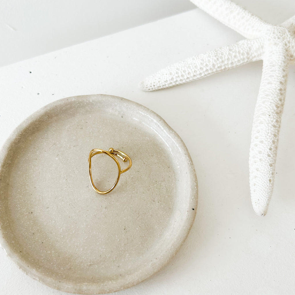 Bague  Polie dorée - Lany-bijoux