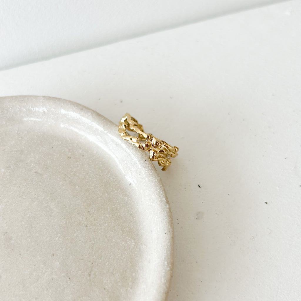 Bague Sidonie dorée - Lany-bijoux