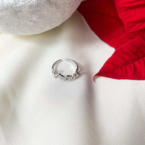 Bague amour argenté-Lany-bijoux