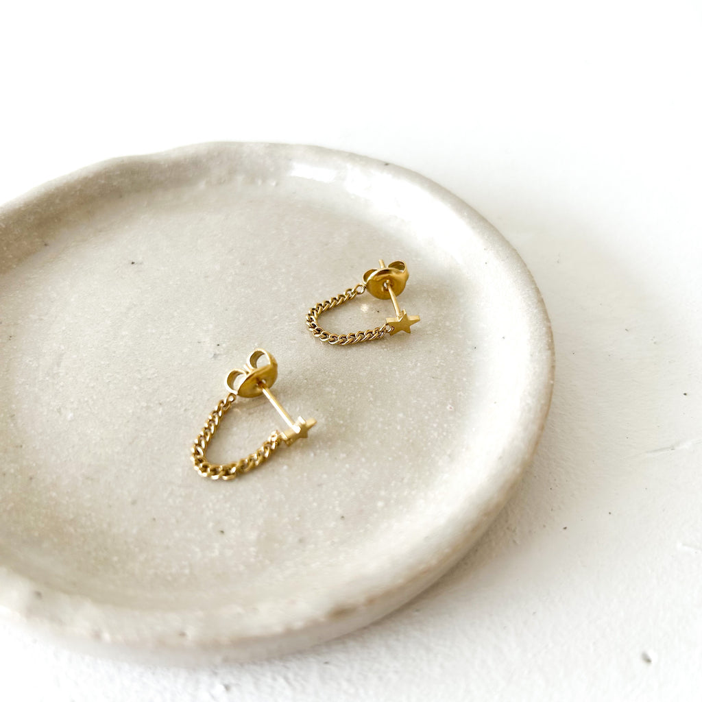 Boucles Juan dorées - Lany-bijoux