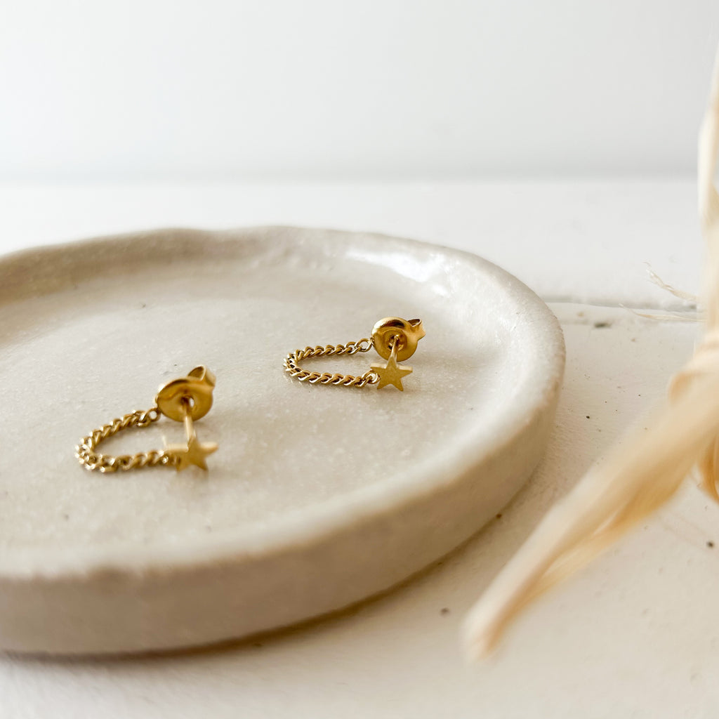 Boucles Juan dorées - Lany-bijoux