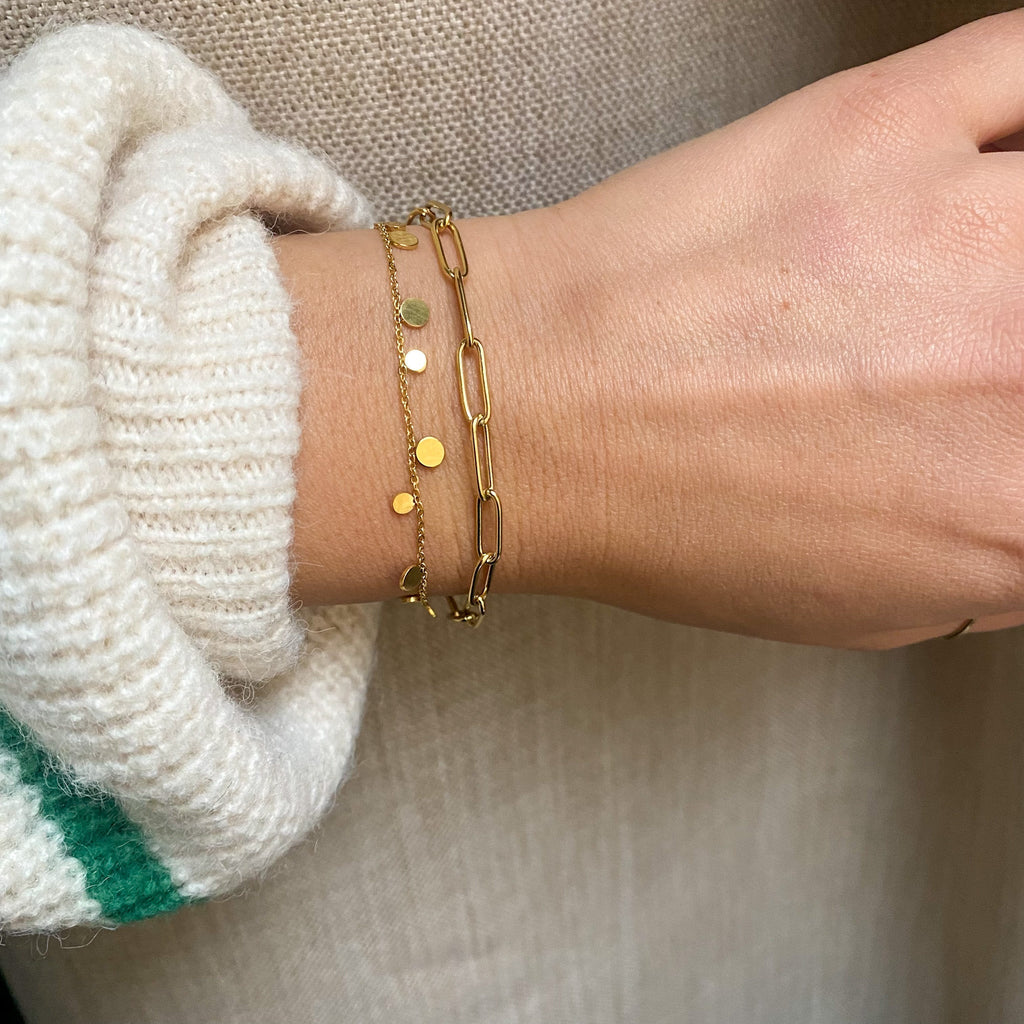 Bracelet Lyno doré-bracelet-Lany-bijoux