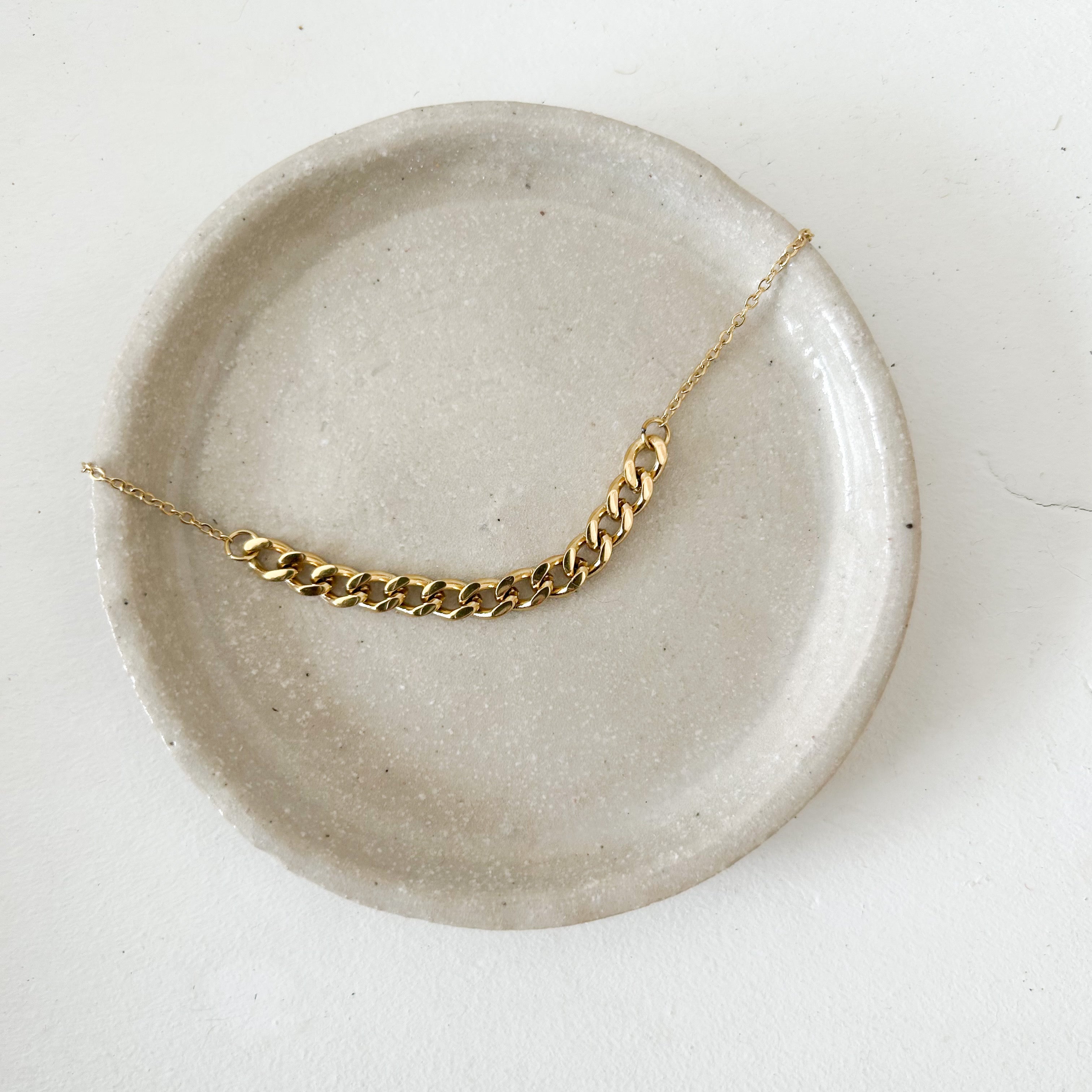 Collier Prune doré - Lany-bijoux