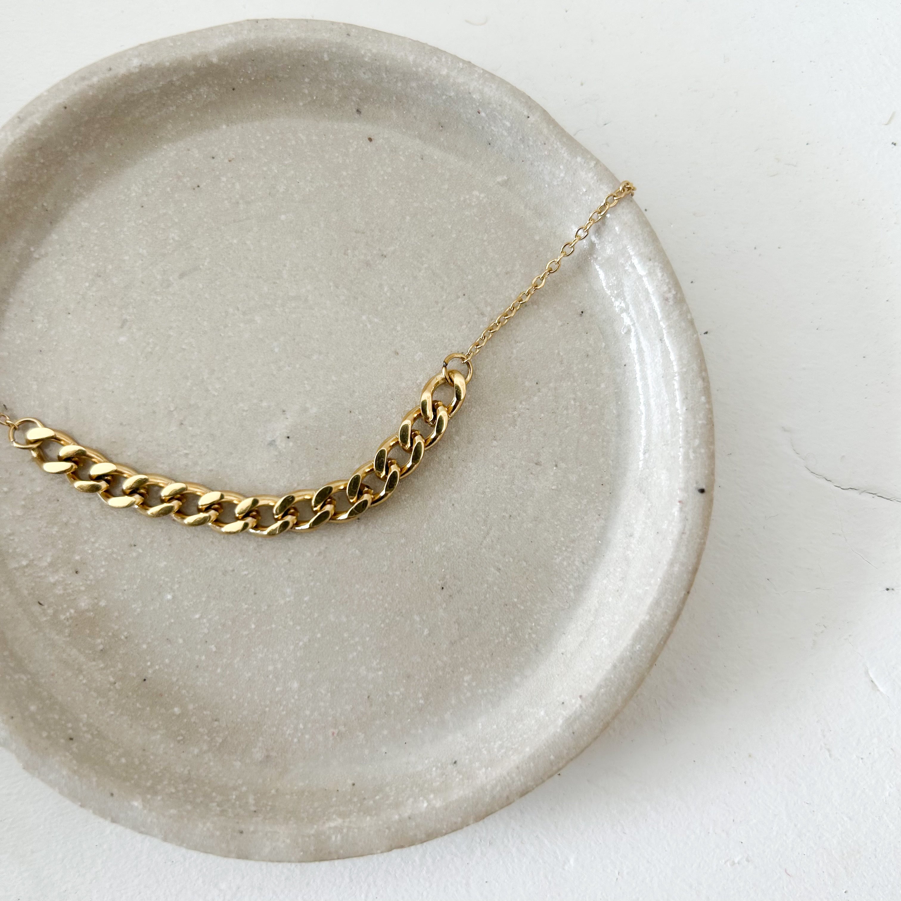 Collier Prune doré - Lany-bijoux