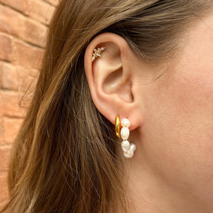 Créoles perles Elea-boucles d'oreilles-Lany-bijoux