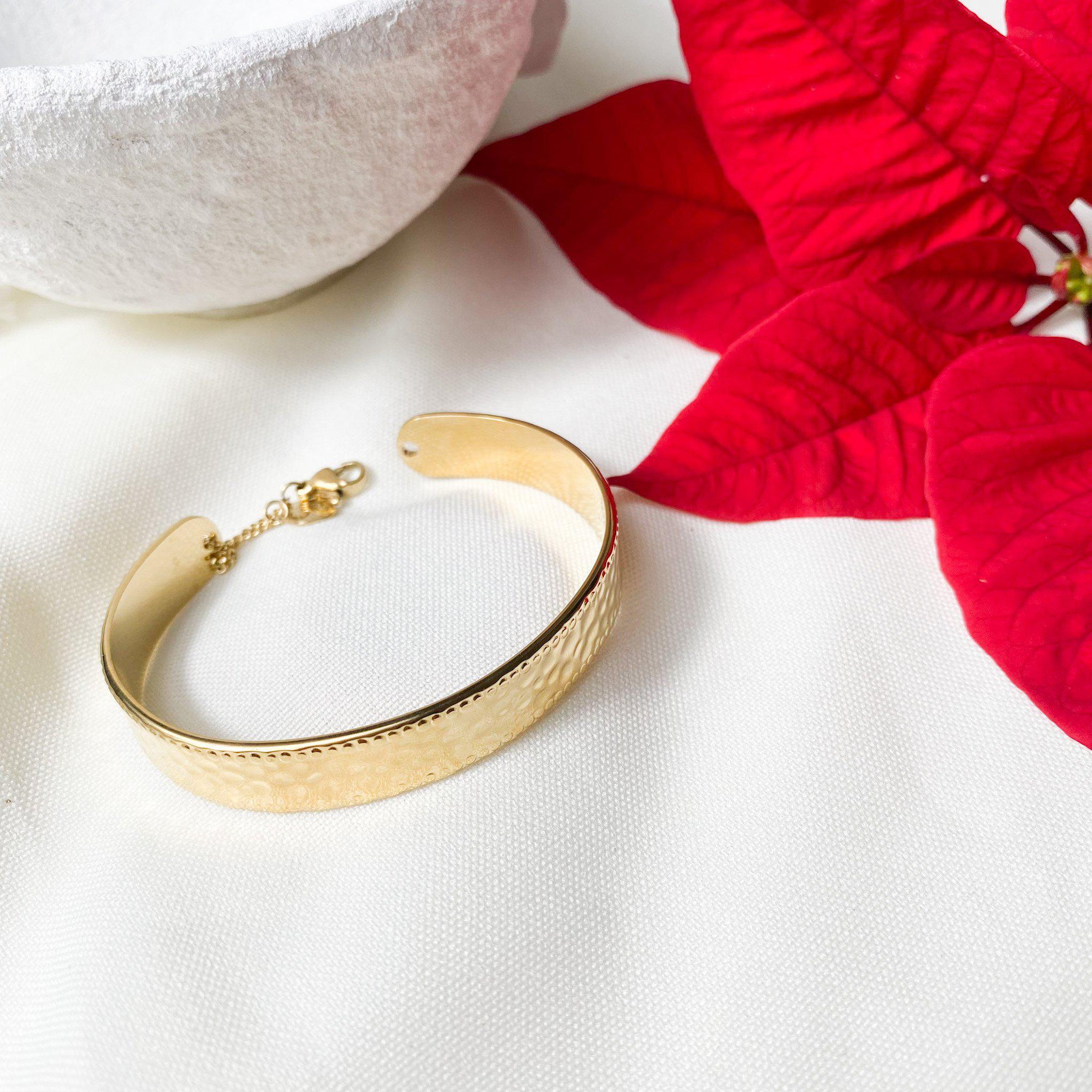 Demi jonc martelé - Sonia-Lany-bijoux