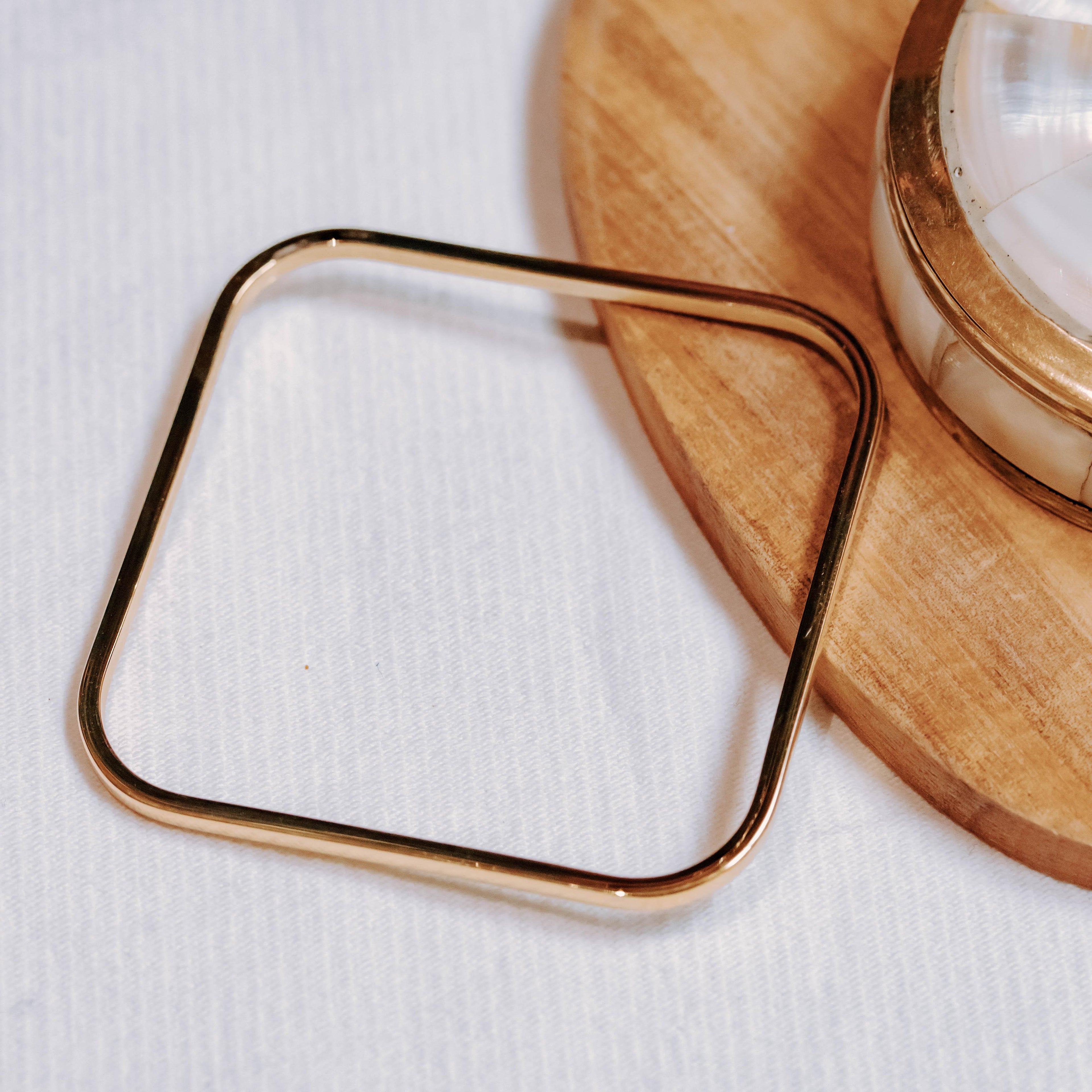 Jonc carré doré-Lany-bijoux