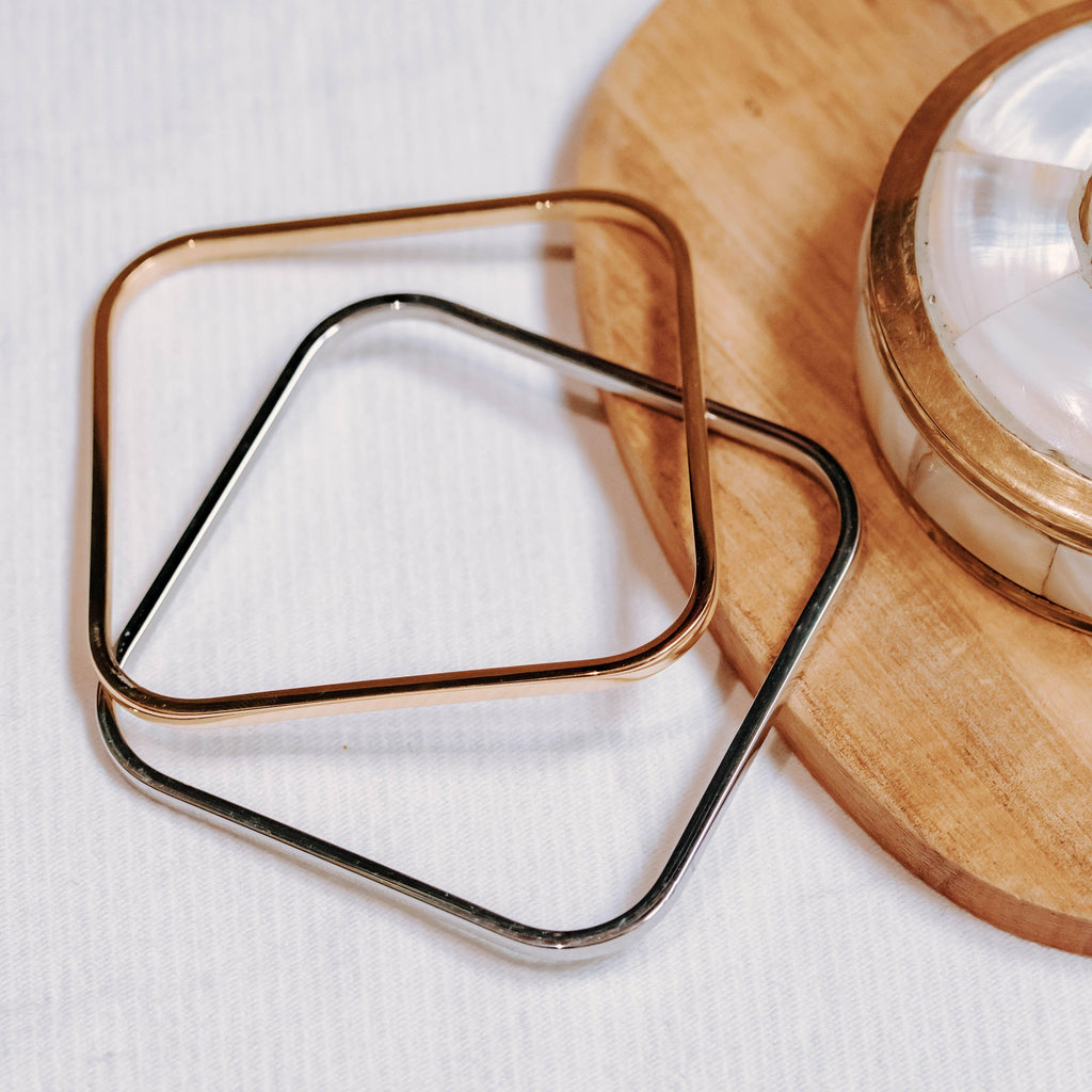 Jonc carré doré-Lany-bijoux