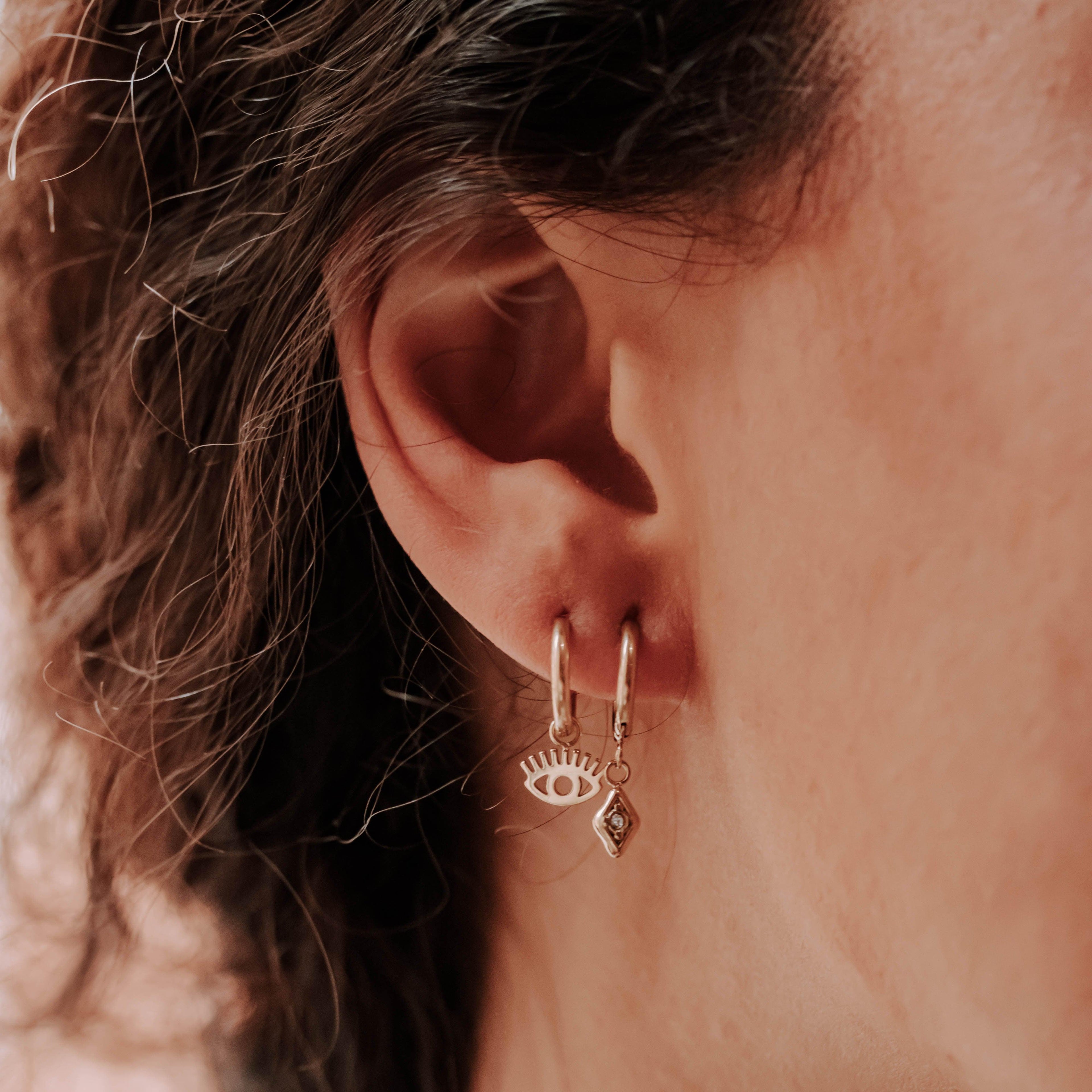 Mini créoles oeil-Lany-bijoux