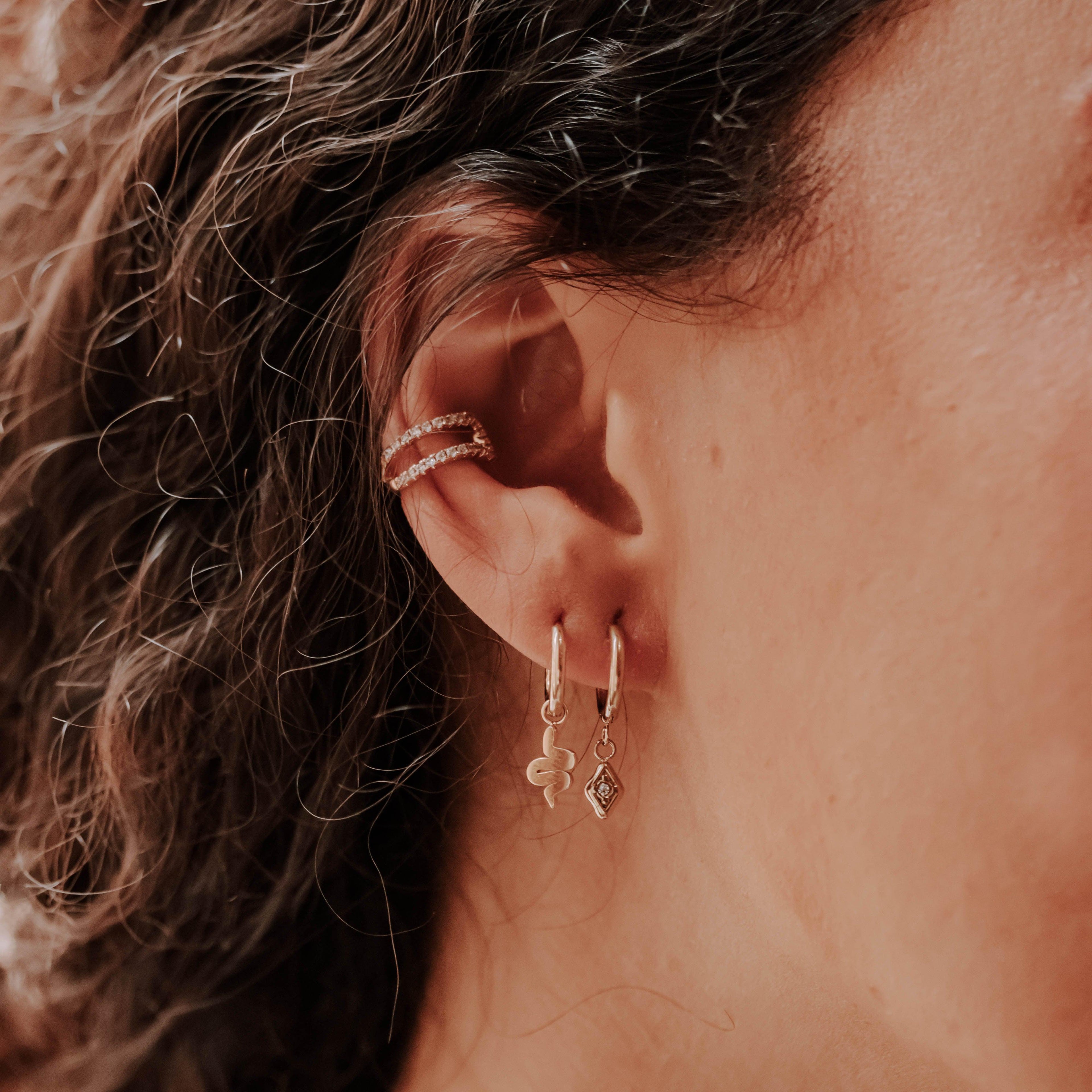 Mini créoles serpent-Lany-bijoux