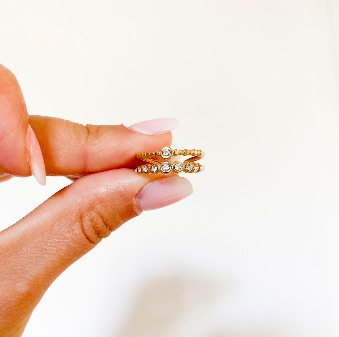 Bague Océane en acier inoxydable – Lany-bijoux