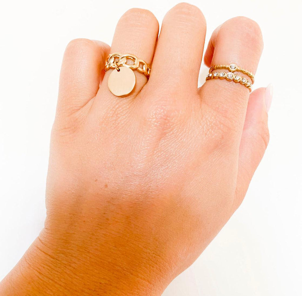 Bague Océane en acier inoxydable – Lany-bijoux