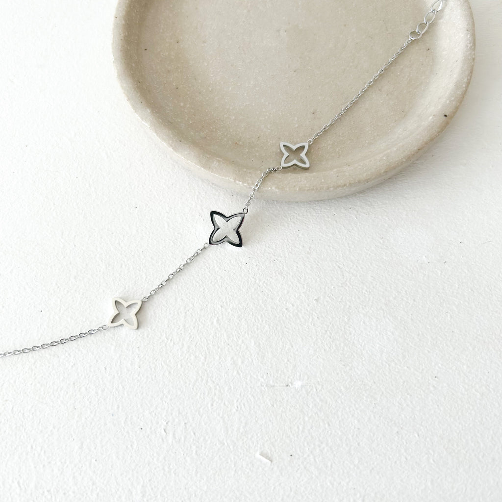 Bracelet Barbara en acier inoxydable argenté – Lany-bijoux