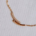 Collier Adal en acier inoxydable doré – Lany-bijoux