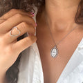 Collier Bella en acier inoxydable argenté – Lany-bijoux