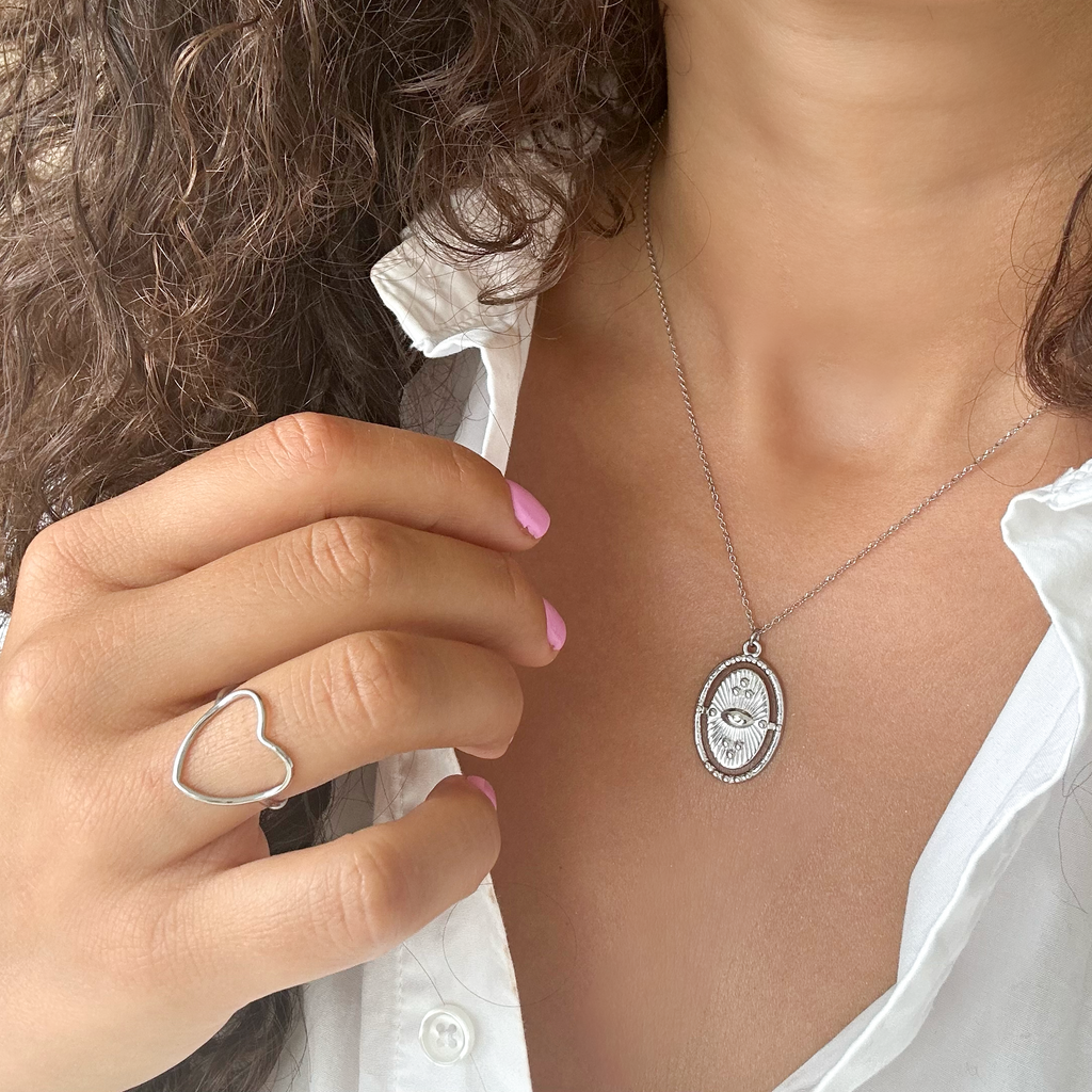 Collier Bella en acier inoxydable doré – Lany-bijoux