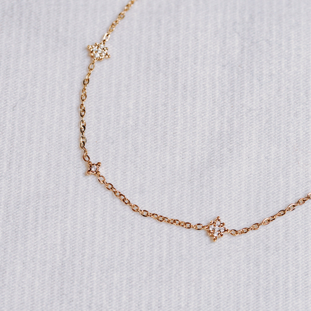Collier Eleni en acier inoxydable doré – Lany-bijoux