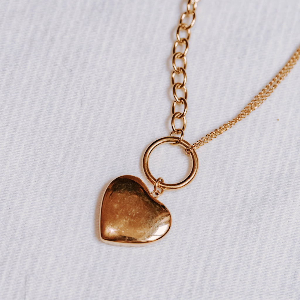 Collier Fady en acier inoxydable doré – Lany-bijoux