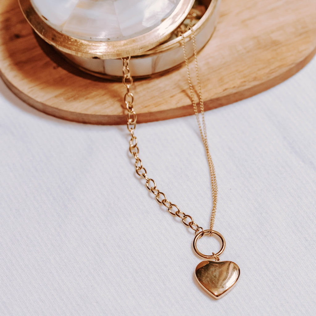 Collier Fady en acier inoxydable doré – Lany-bijoux