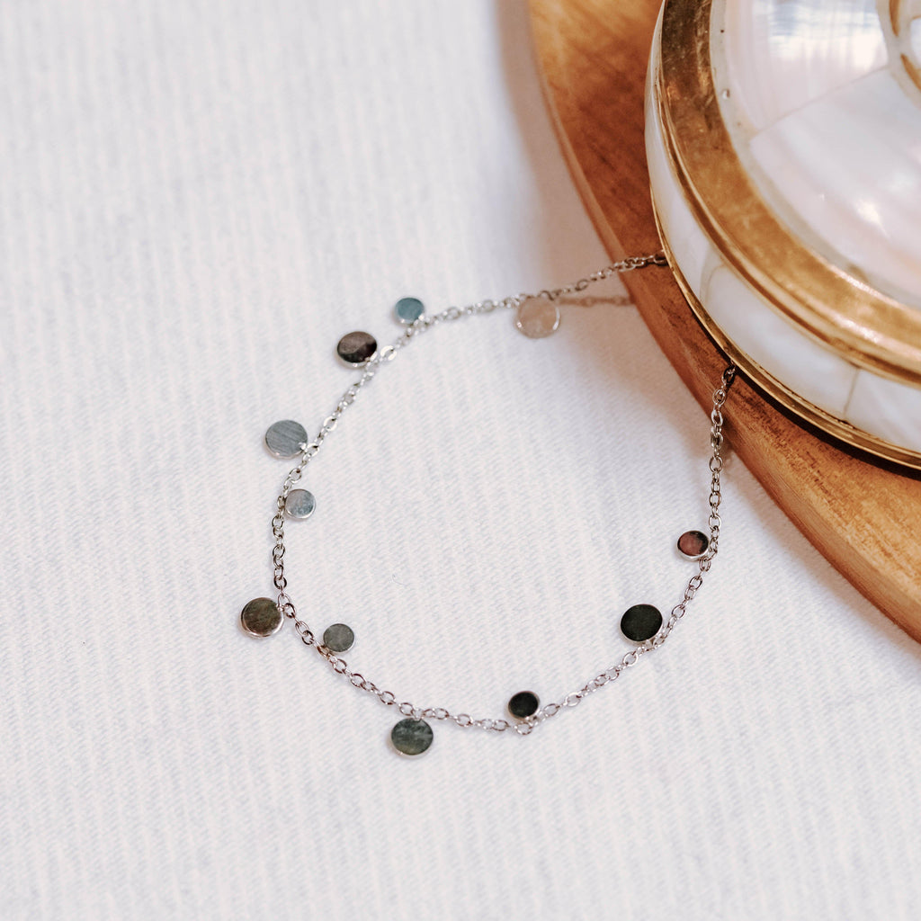 Collier Lyno en acier inoxydable argenté – Lany-bijoux