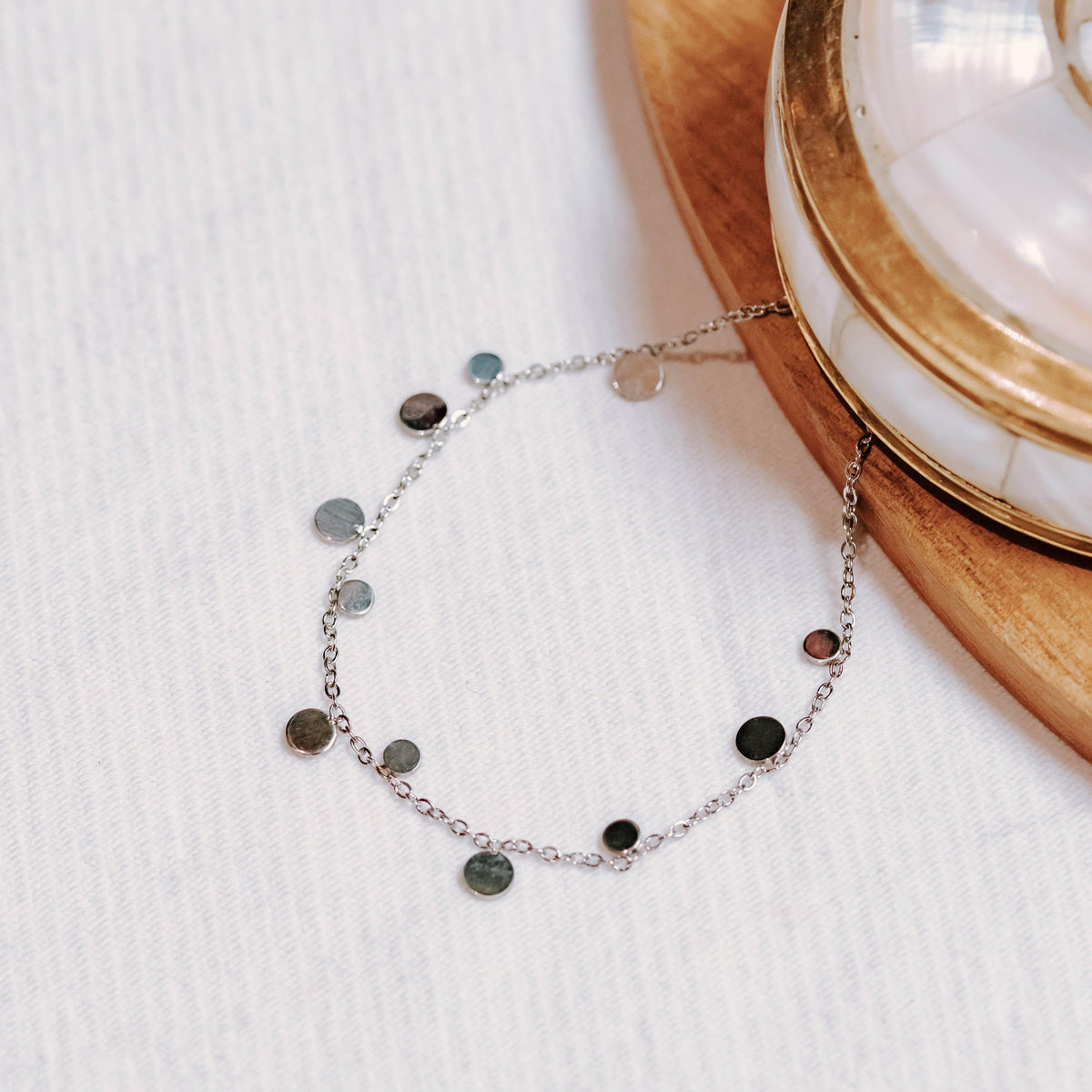 Collier Lyno en acier inoxydable argenté – Lany-bijoux
