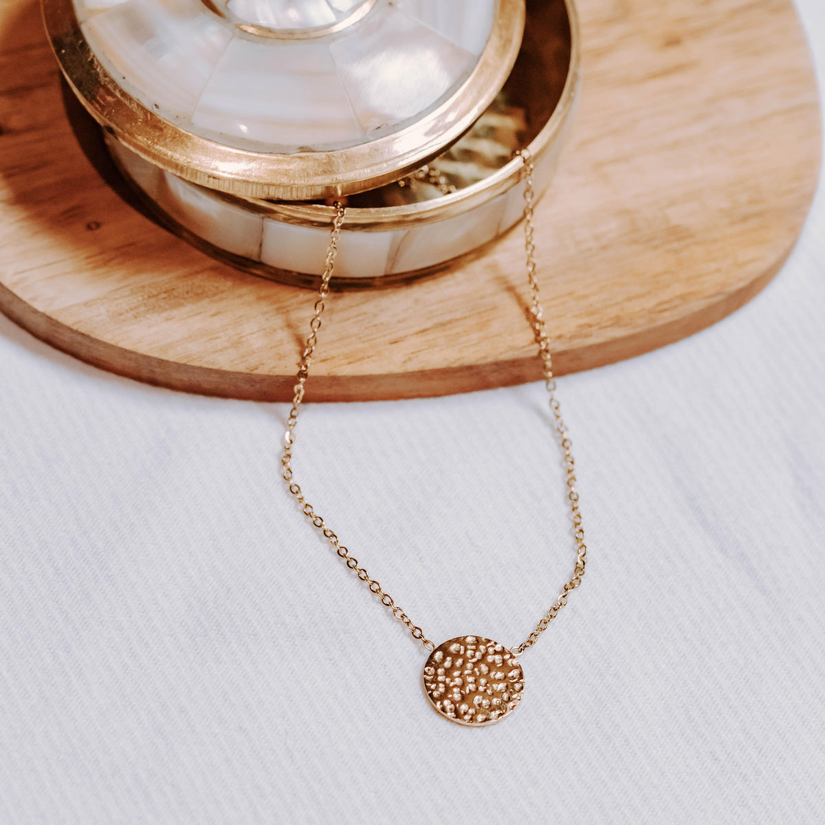 Collier Odina en acier inoxydable doré – Lany-bijoux
