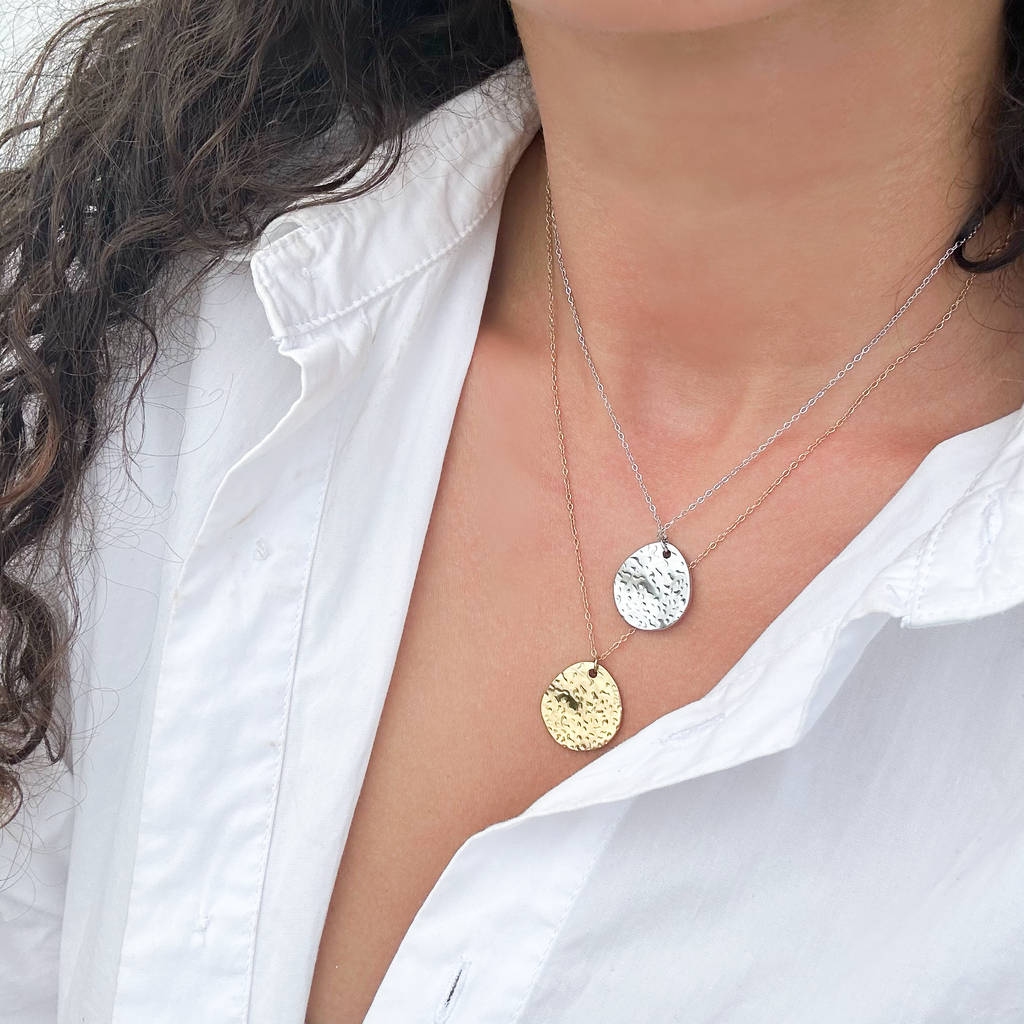 Collier Rapha en acier inoxydable argenté – Lany-bijoux