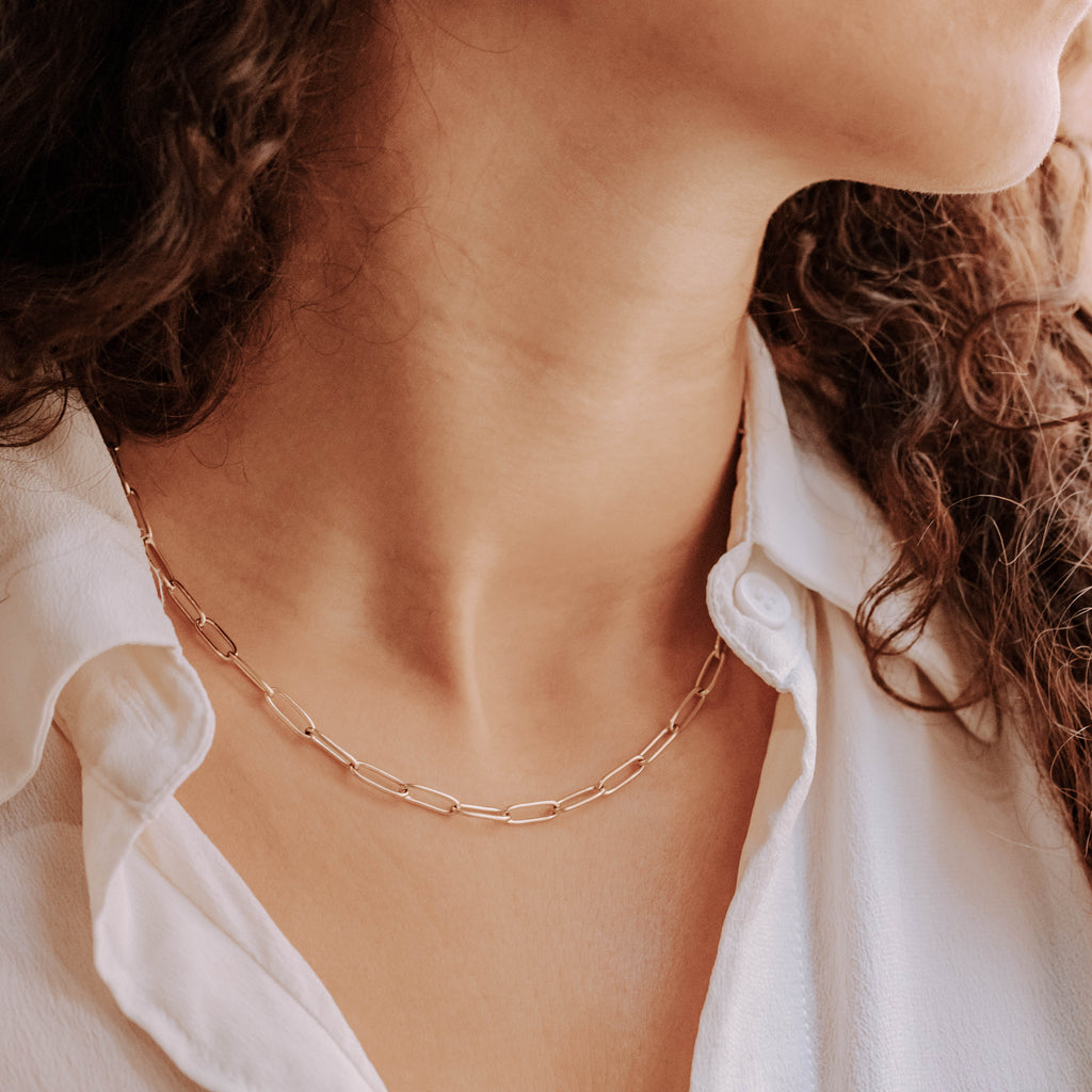 Collier Sula en acier inoxydable doré – Lany-bijoux