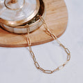 Collier Sula en acier inoxydable doré – Lany-bijoux