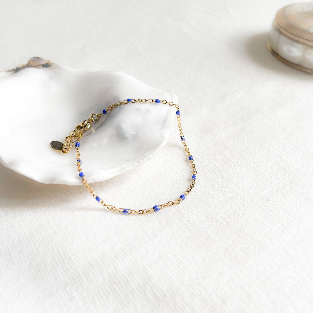 Bracelet Lili - bleu foncé - Lany-bijoux